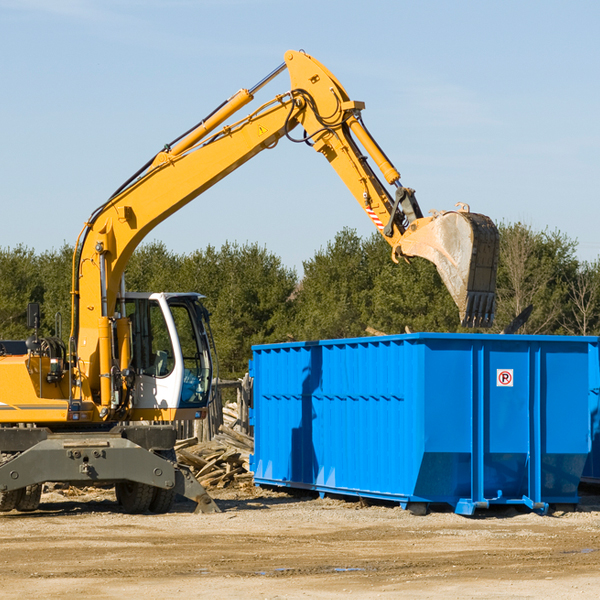 how does a residential dumpster rental service work in Hazel